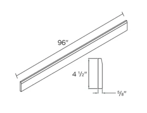 Wholesale Kitchen Cabinets, Frameless Shaker, base moulding by Cassarya Cabinetry