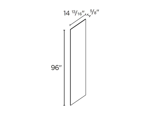 Wholesale Kitchen Cabinets, Frameless Shaker, 14" x 96" panel by Cassarya Cabinetry