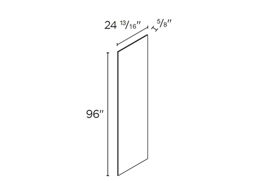 Wholesale Kitchen Cabinets, Frameless Shaker, 24" x 96" panel by Cassarya Cabinetry