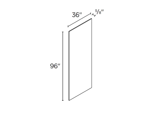 Wholesale Kitchen Cabinets, Frameless Shaker, 36" x 96" panel by Cassarya Cabinetry