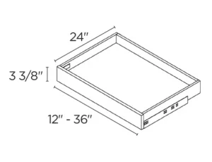 Wholesale Kitchen Cabinets, Frameless Shaker, inner drawer kit by Cassarya Cabinetry