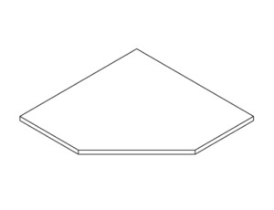 Wholesale Kitchen Cabinets, Frameless Shaker, 2 pack of diagonal shelves by Cassarya Cabinetry