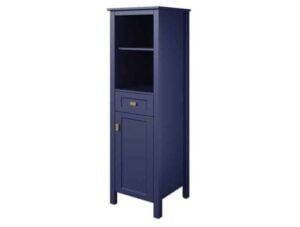 19 inch wide, midnight blue, linen cabinet | Valentina Collection by Cassarya