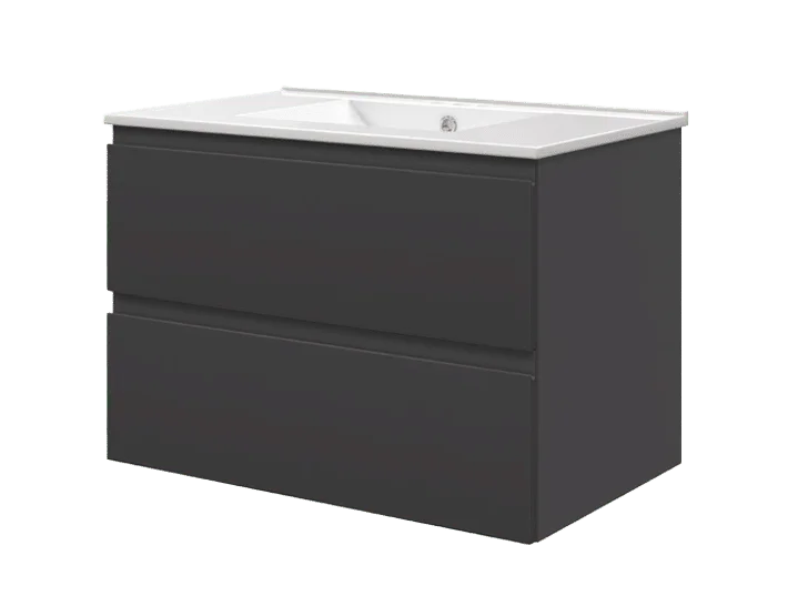 30 inch wide, gray, single sink vanity with top | Bari Collection by Cassarya